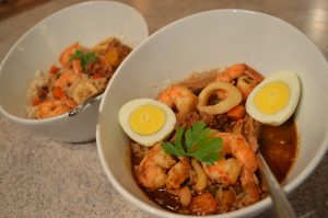 How to Cook Shrimp & Squid Seafood Gumbo - cookingwithkimberly.com