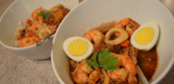 How to Cook Shrimp & Squid Cajun Seafood Gumbo + Video