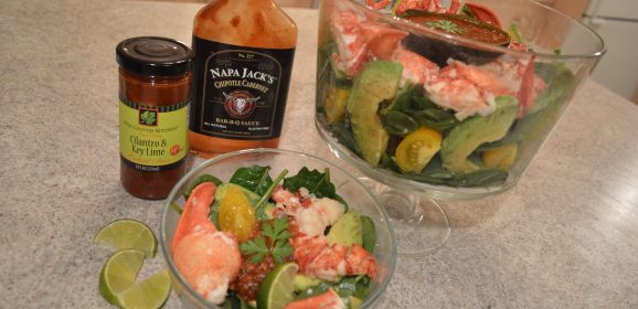 How to Make Spinach Salad with Lobster & Avocado + Sauce Video
