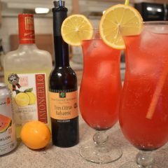 How to Make Watermelon Citrus Balsamic Cocktails Video