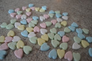Valentine's Day heart candies - cookingwithkimberly.com