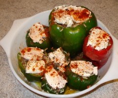 How to Cook Sentationally Stuffed Peppers with Chevre