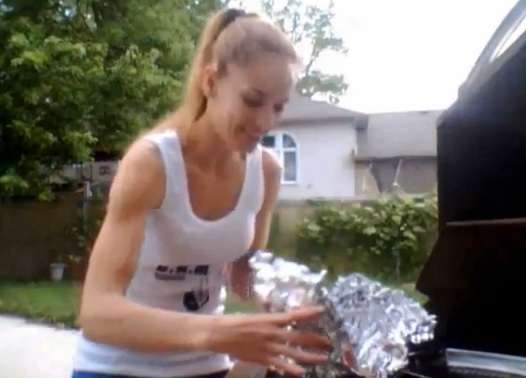 How to BBQ Hickory Smoked Apple Ginger Ham + Video: Cooking Adventures with Kimberly