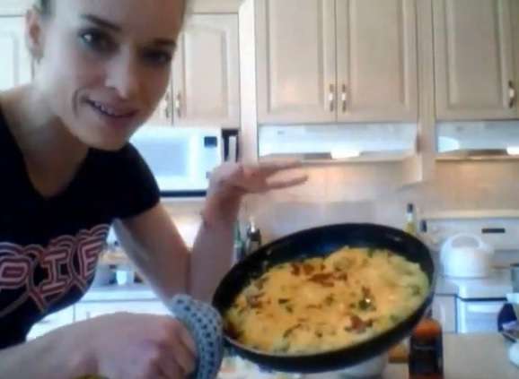 How to Cook Vegetable Bacon Frittata + Video: Cooking like Alpha Beta Pie