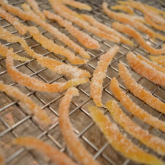 How to Make Candied Orange Peel Slivers + Video